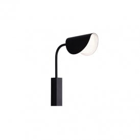 Edit Ada Single Light Wall Fitting In Black Finish