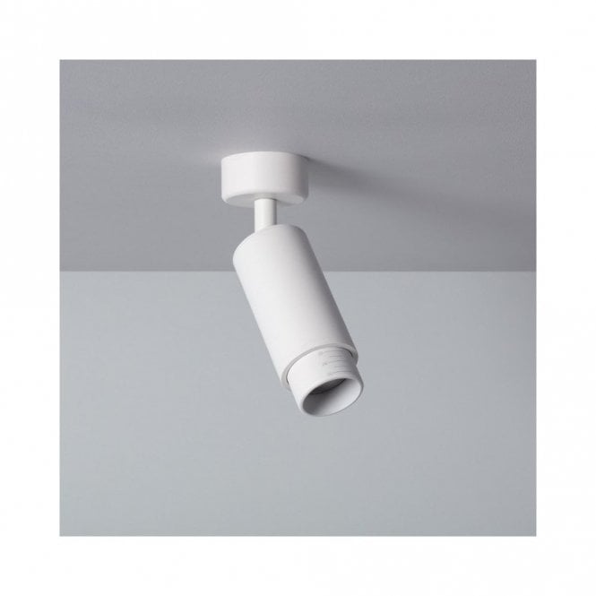 Edit Lighting Edit Agate Single Ceiling Spotlight Fitting in White Finish