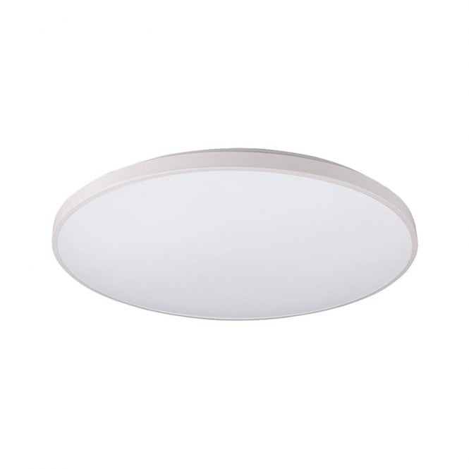 64w Edit Lighting Edit Agnes 64W Cool White LED Round Flush Light In White ...