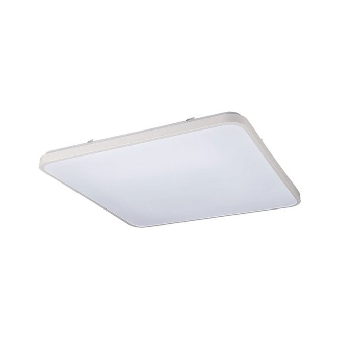 64w Edit Lighting Edit Agnes 64W Warm White LED Square Flush Light In White ...