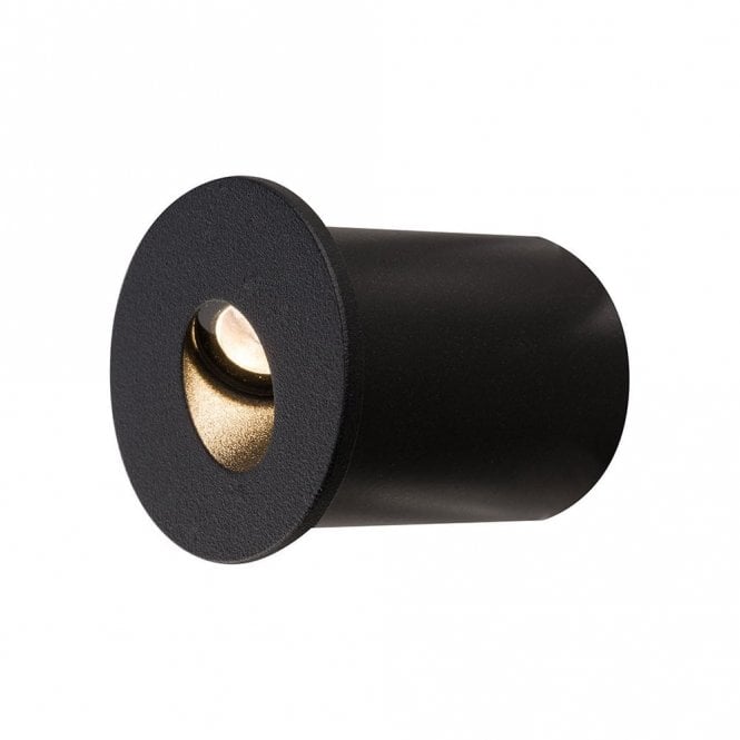 Edit Lighting Edit Angle LED Recessed Indoor Wall Fitting Black Finish