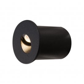 Edit Angle LED Recessed Indoor Wall Fitting Black Finish