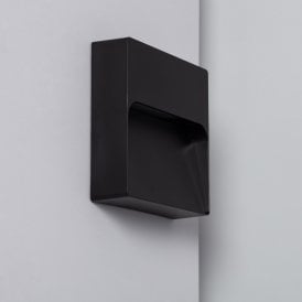 Edit Arca Warm White LED Outdoor Wall Light in Black Finish
