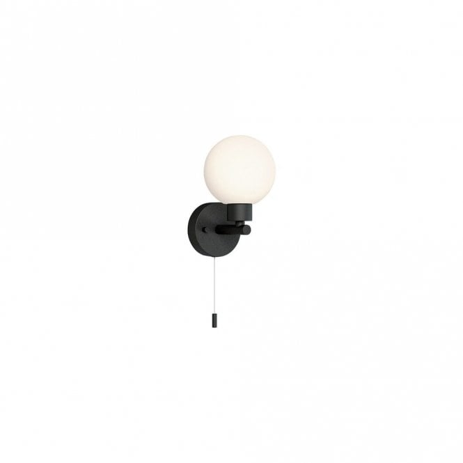 Edit Lighting Edit Ariel Single Light Bathroom Wall Fitting In  Black and White Finish