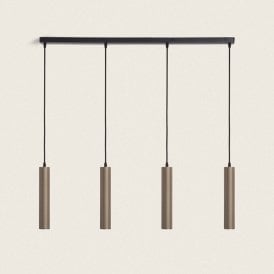 Edit Aritz 4 Light Bar Ceiling Pendant Light - Bronze