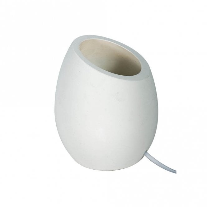 Edit Lighting Edit Ascend Single Light Plaster Uplighter Floor Lamp In White Finish