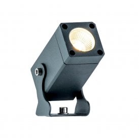 Edit Ash LED Outdoor Wall Mounted Spotlight in Dark Grey Finish