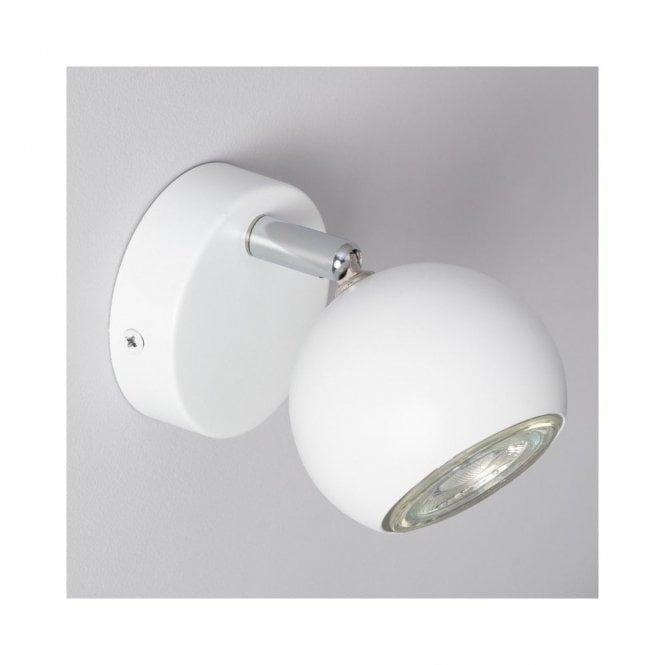Edit Lighting Edit Ates Single Ceiling Spotlight Fitting in White Finish