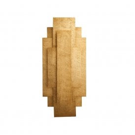 Edit Aviator 2 Light Flush Wall Fitting in Antique Gold Finish