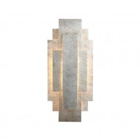 Edit Aviator 2 Light Flush Wall Fitting in Antique Silver Finish