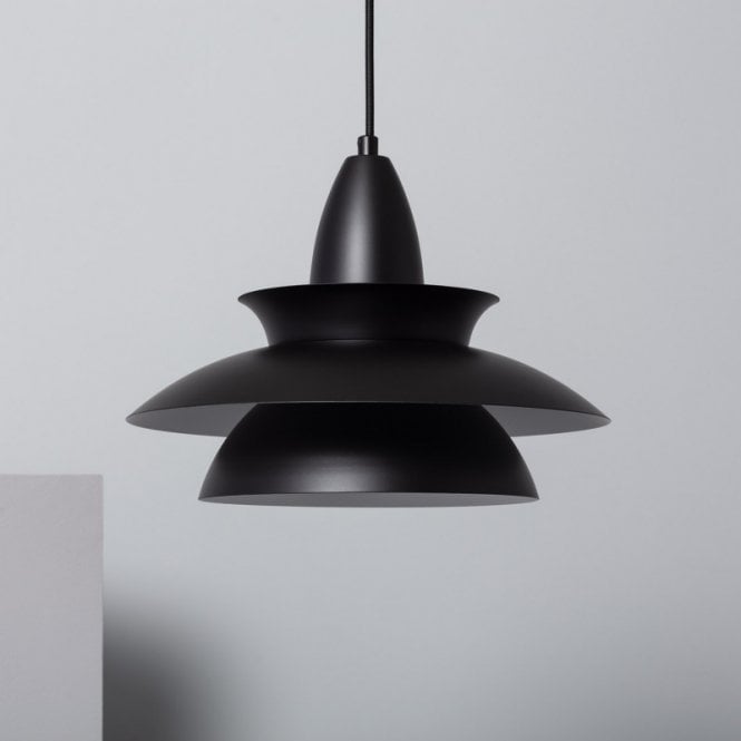 Edit Lighting Edit Ballnew Single Light Ceiling Pendant Light In Black Finish