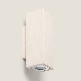 Edit Banjar Concrete Outdoor Up & Down Wall Light - Beige