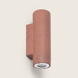 Edit Banjar Outdoor Concrete Up & Down Wall Light - Red