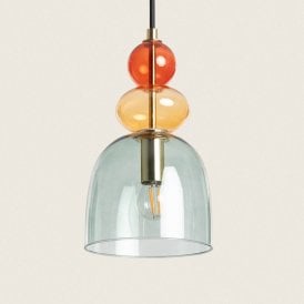 Edit Baudelaire Single Light Ceiling Pendant In Green Finish