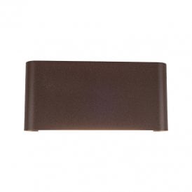 Edit Beacon CCT LED Medium Outdoor Wall Light - Rust Brown