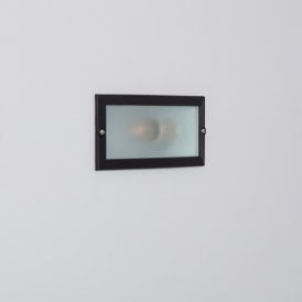 Edit Beacon Single Light Outdoor Brick Light In Black Finish