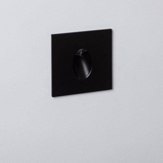 Edit Lighting Edit Blake Warm White LED Recessed Wall Light In Black Finish