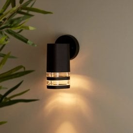 Edit Bonnie Single Light Outdoor Wall Fitting In Black Finish