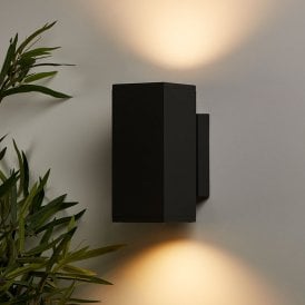 Edit Box 2 Light Up & Down Outdoor Wall Fitting In Anthracite Finish