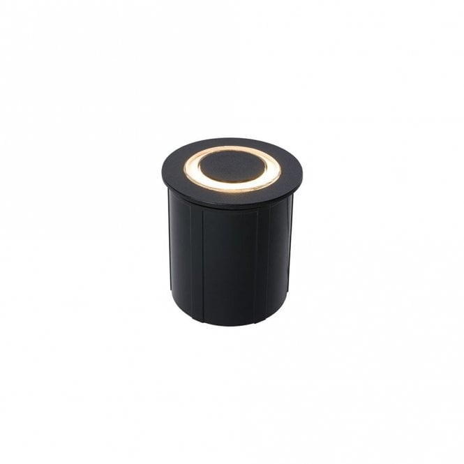 Edit Lighting Edit Bullseye 3w Integrated LED Ground Light in Black Finish and Clear Diffuser