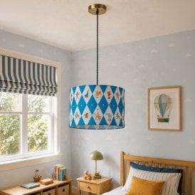 Edit Carousel Ceiling Pendant Light - Blue