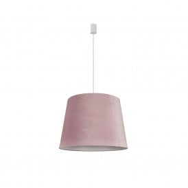 Edit Cassie Ceiling Pendant Light With Baby Pink Velvet Shade
