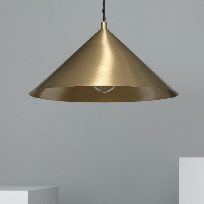 Edit Lighting Edit Chipen Single Light Ceiling Pendant In Gold Finish