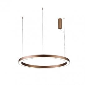 Edit Choco LED Ceiling Pendant Light in Brushed Coffee Finish