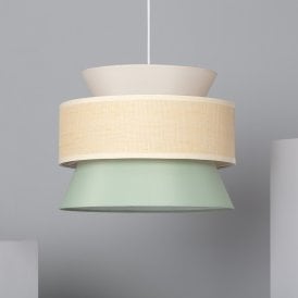 Edit Chulu Single Light Rattan Multi-Coloured Ceiling Pendant Fitting