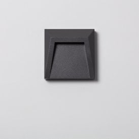 Edit Clover Cool White LED Outdoor Wall Light in Grey Finish