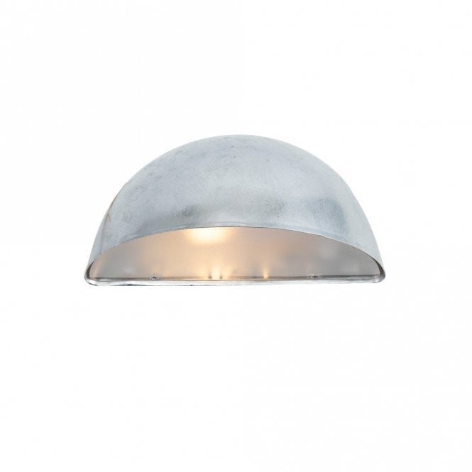 Edit Lighting Edit Coastal Arctic Single Light Outdoor Wall Fitting in Galvanised Steel Finish