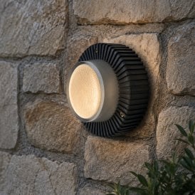 Edit Coastal Dune Outdoor Flush Wall Light - Anthracite