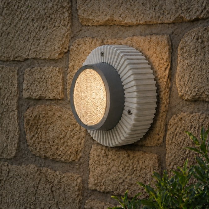 Edit Lighting Edit Coastal Dune Outdoor Flush Wall Light - White