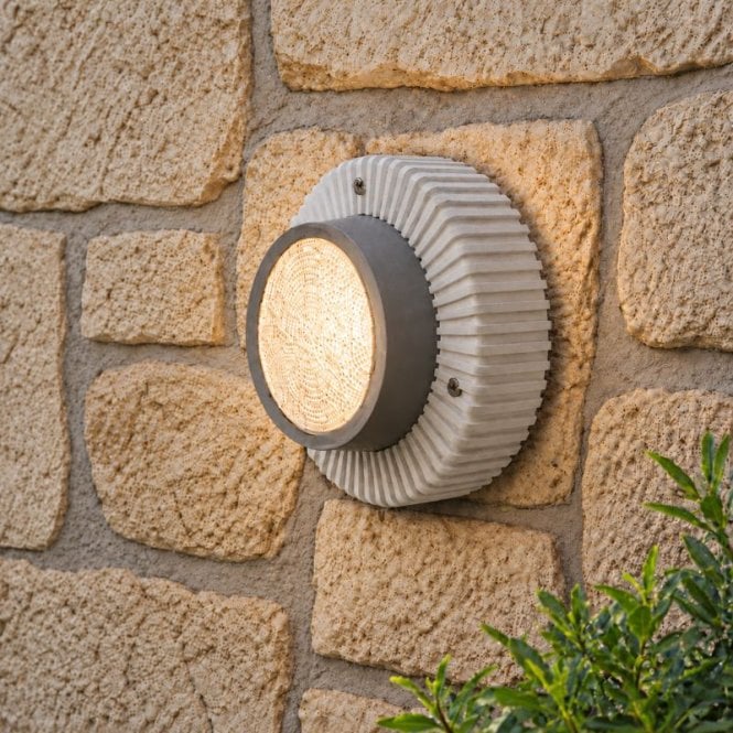 Edit Lighting Edit Coastal Dune Outdoor Flush Wall Light - White