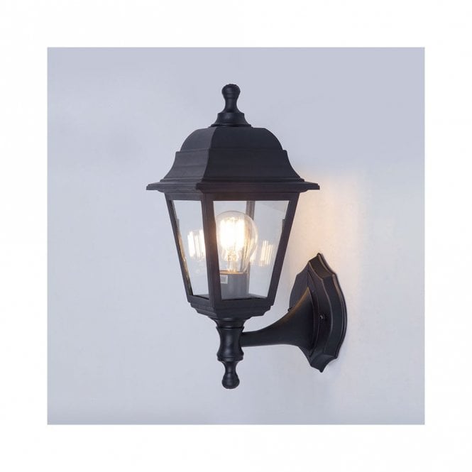 Edit Lighting Edit Coastal Sennen Single Light Outdoor Wall Lantern in Black Finish