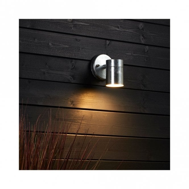 Edit Lighting Edit Coastal Viking Single Light Outdoor Wall Fitting in Galvanised Steel Finish