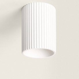 Edit Colum Plaster Ceiling Spotlight - White