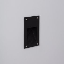 Edit Cooper 3W Warm White LED Outdoor Recessed Step Light In Black Finish
