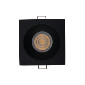 Edit Delta Recessed Fixed Downlight In Black Finish