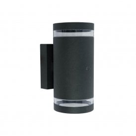 Edit Dez Outdoor 2 Light Up & Down Wall Fitting with Dusk to Dawn Sensor In Anthracite Finish