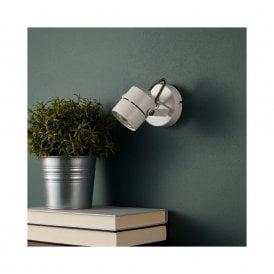Edit Direct Single Spotlight In White Finish
