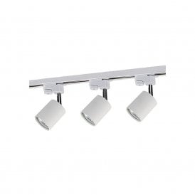 Edit Directional 1 Circuit Aluminium Track 3 Light Kit in White Finish