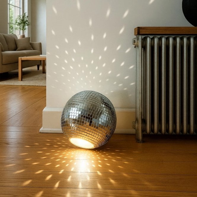 Edit Lighting Edit Disco Ball Ceiling Pendant Feature Light With Plug - Mirror