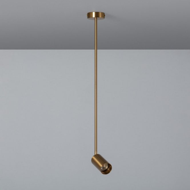 Edit Lighting Edit Divine Single Light Ceiling Spotlight Pendant In Gold Finish