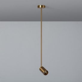 Edit Divine Single Light Ceiling Spotlight Pendant In Gold Finish