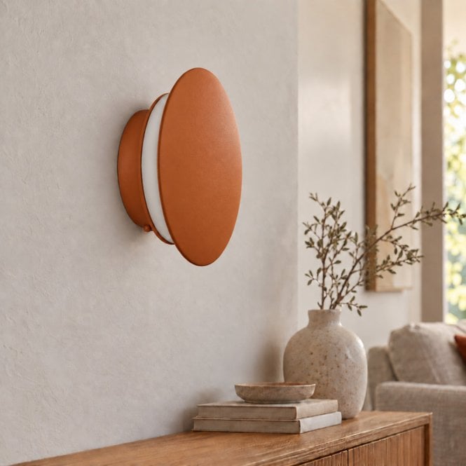Edit Lighting Edit Drop LED Flush Wall Light - Red