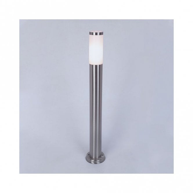 Edit Lighting Edit Dune Single Light Outdoor Post Light In Stainless Steel Finish