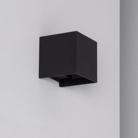 Edit Eros Integrated Cool White LED Up & Down Wall Light in Black Finish