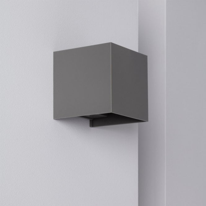 Edit Lighting Edit Eros Warm White LED Outdoor Up & Down Wall Light in Grey Finish