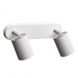 Edit Eye 2 Light Spotlight Plate In White Finish